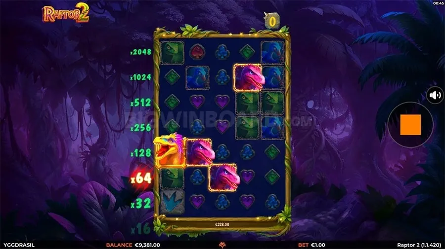 Player celebrating a slot win